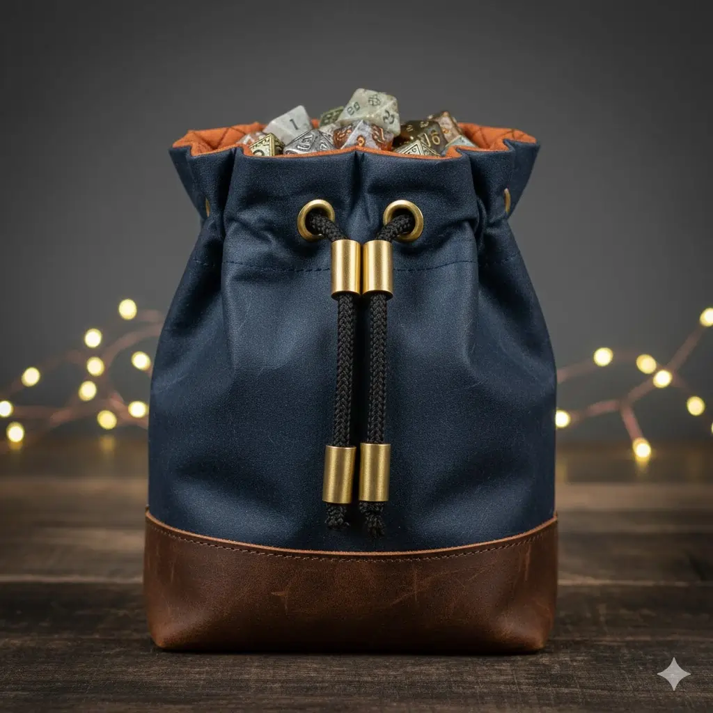 Leather Blue details