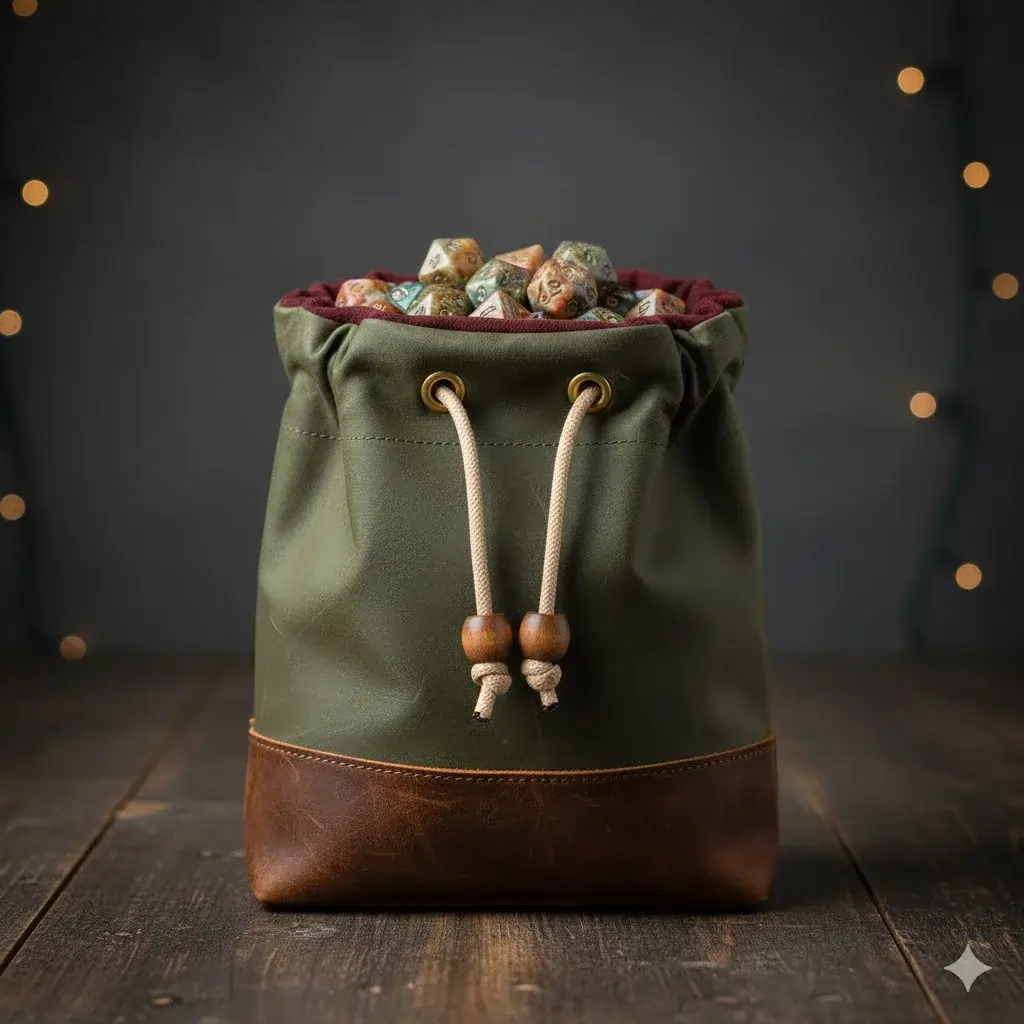 Leather Kharki details