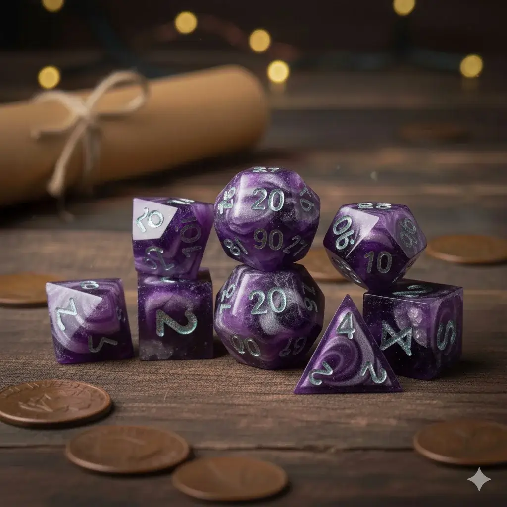 Stardust Orchid Dice details